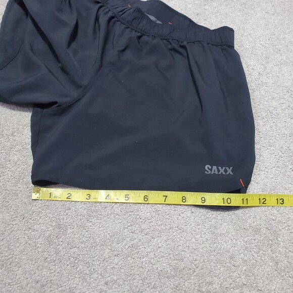 SAXX Hightail 2N1 Run Shorts 5” Running Ballpark Pouch Pro Black Men's Small - Picture 15 of 15
